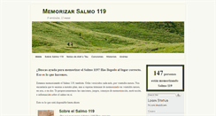 Desktop Screenshot of memorizarsalmo119.com